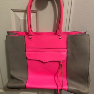 Rebecca Minkoff tote. Gently used. Bright colors.